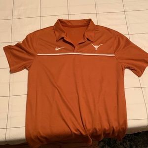 University of Texas dri fit Nike polo - size medium